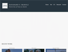 Tablet Screenshot of daymanoli.com